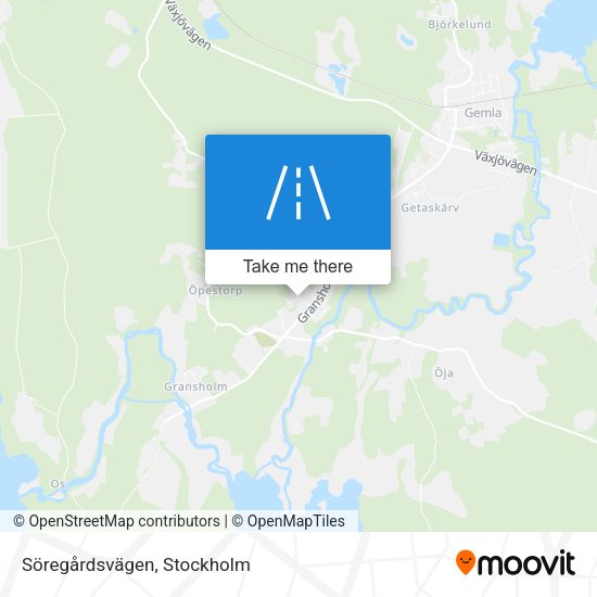 Söregårdsvägen map