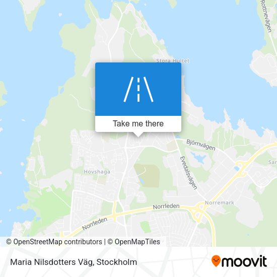 Maria Nilsdotters Väg map