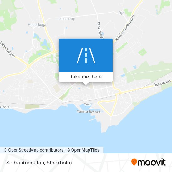 Södra Änggatan map