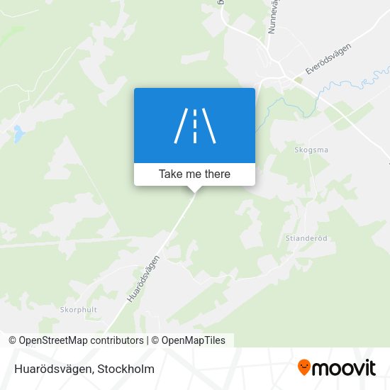 Huarödsvägen map
