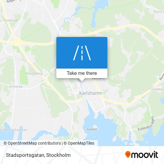 Stadsportsgatan map