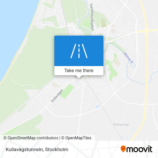 Kullavägstunneln map