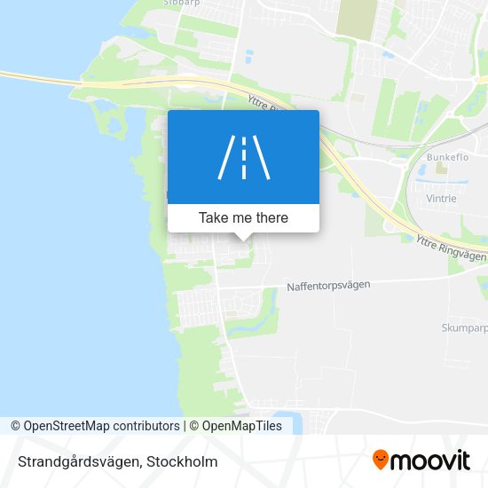 Strandgårdsvägen map