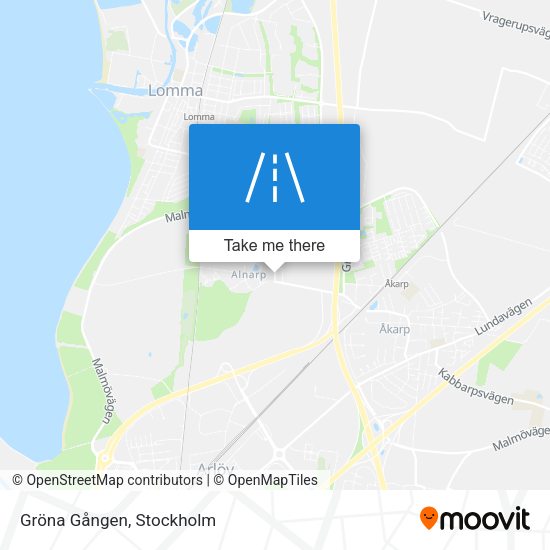 Gröna Gången map