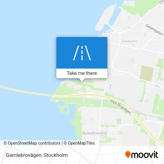 Gamlebrovägen map