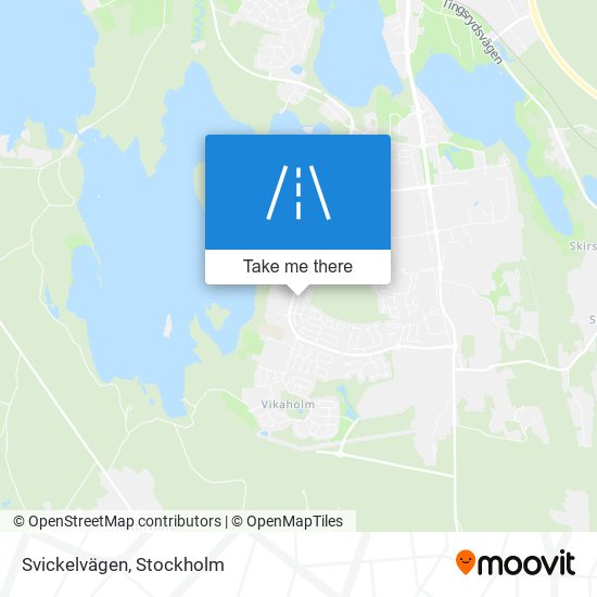 Svickelvägen map