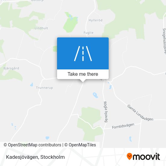 Kadesjövägen map