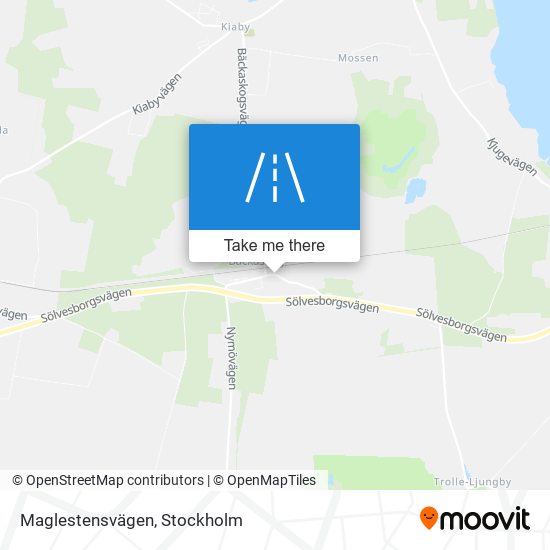 Maglestensvägen map