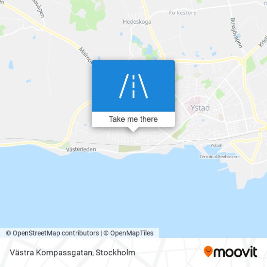 Västra Kompassgatan map