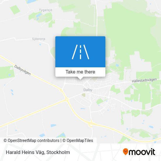 Harald Heins Väg map