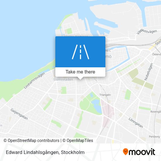 Edward Lindahlsgången map