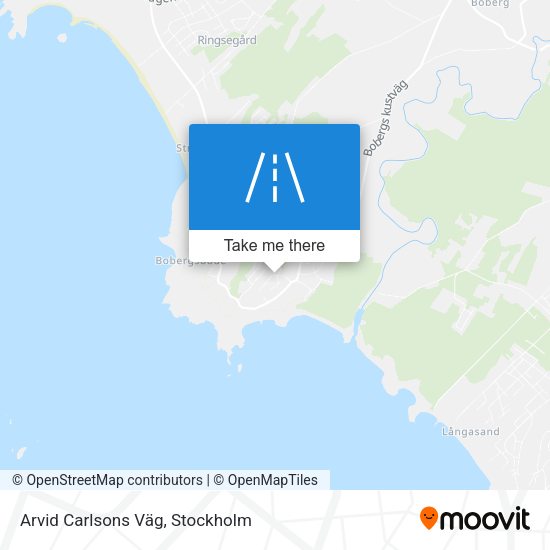 Arvid Carlsons Väg map