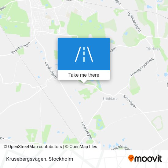 Krusebergsvägen map