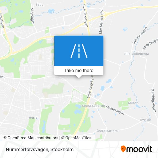 Nummertolvsvägen map