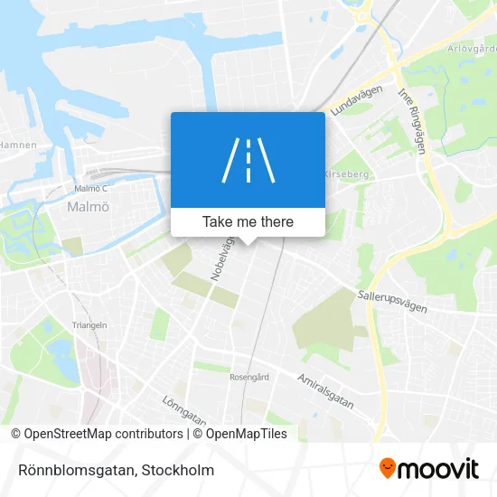 Rönnblomsgatan map