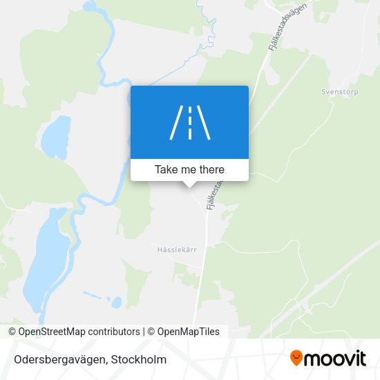 Odersbergavägen map