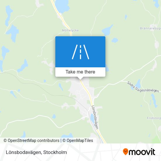 Lönsbodavägen map