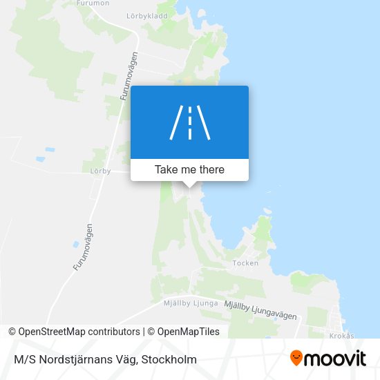 M/S Nordstjärnans Väg map