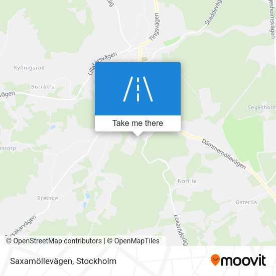 Saxamöllevägen map