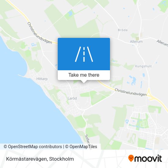 Körmästarevägen map