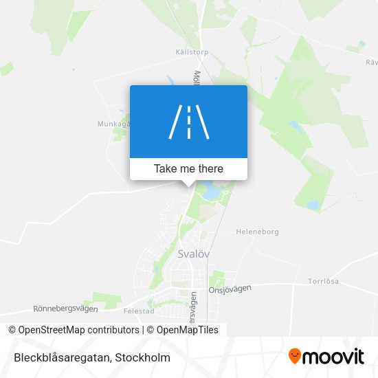 Bleckblåsaregatan map