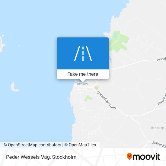 Peder Wessels Väg map