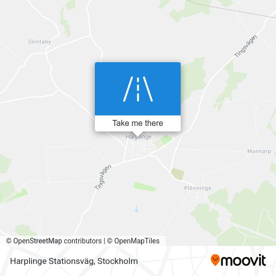 Harplinge Stationsväg map