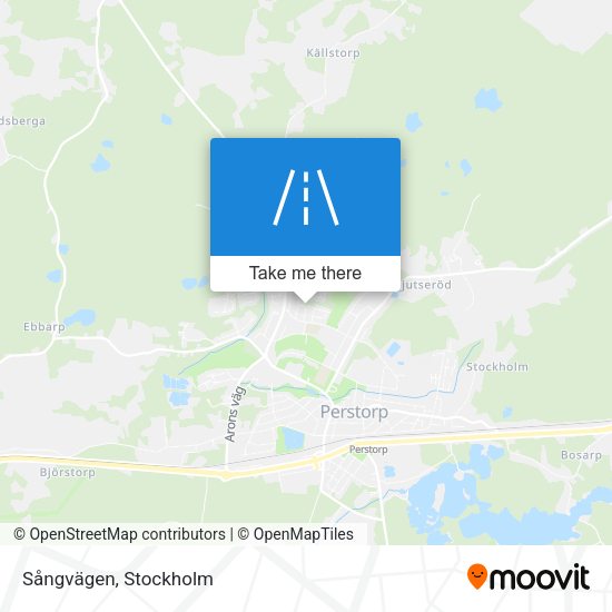 Sångvägen map