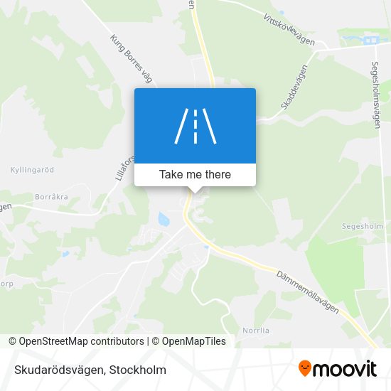 Skudarödsvägen map