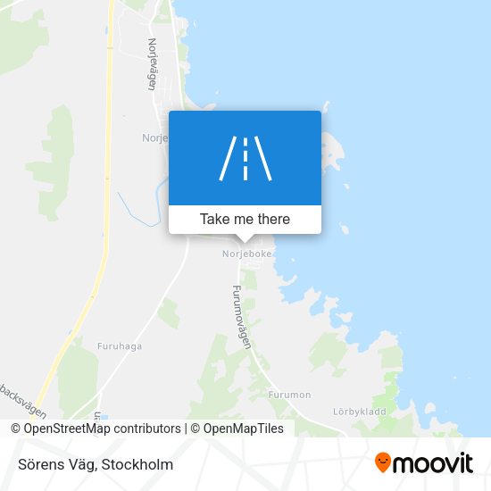 Sörens Väg map