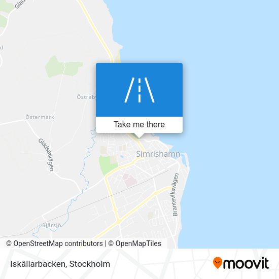 Iskällarbacken map