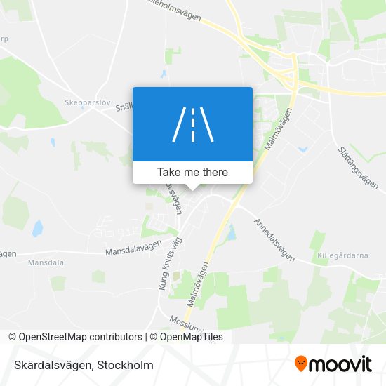 Skärdalsvägen map