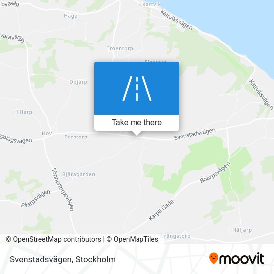 Svenstadsvägen map