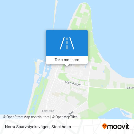 Norra Sparvstyckevägen map