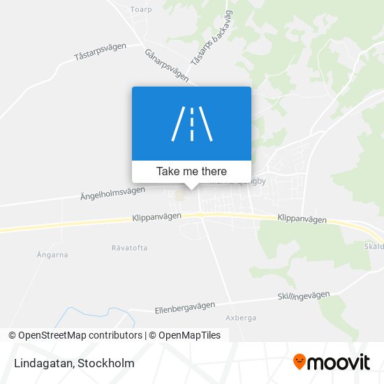 Lindagatan map