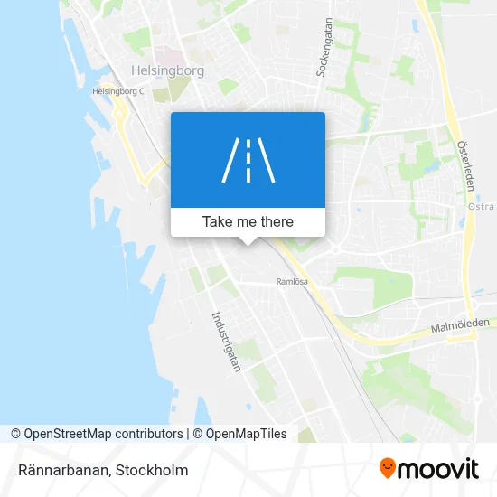 Rännarbanan map