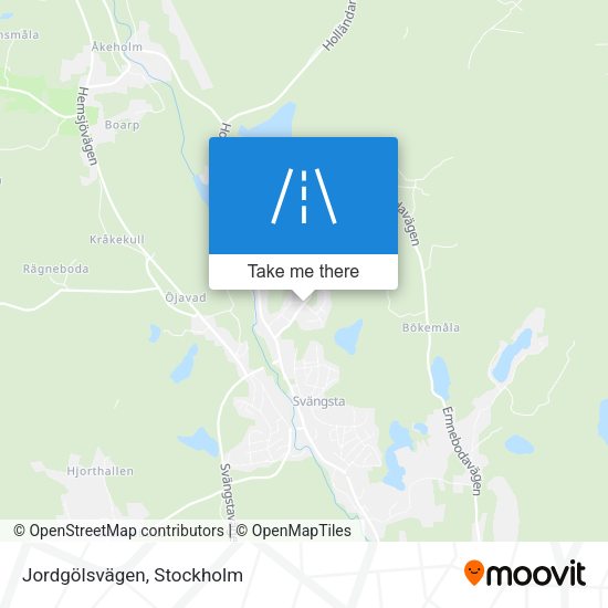 Jordgölsvägen map