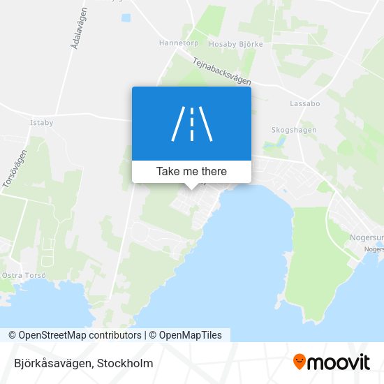 Björkåsavägen map