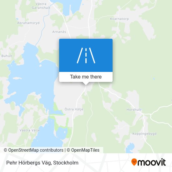 Pehr Hörbergs Väg map