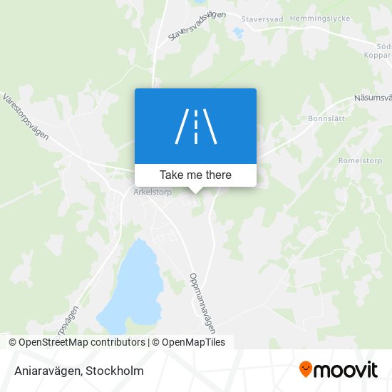 Aniaravägen map