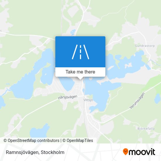Ramnsjövägen map