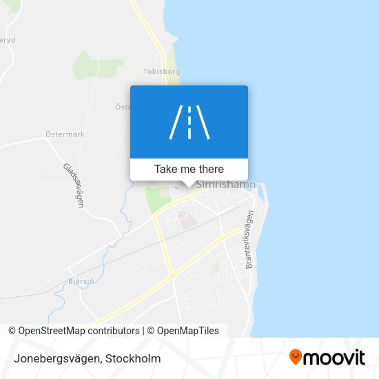 Jonebergsvägen map