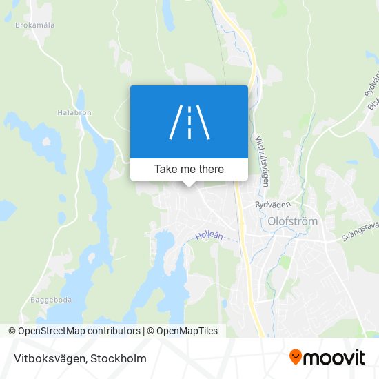 Vitboksvägen map