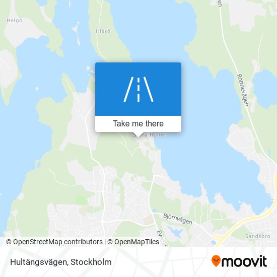 Hultängsvägen map