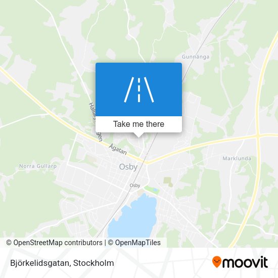 Björkelidsgatan map