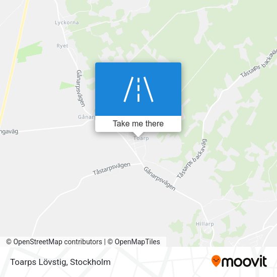 Toarps Lövstig map