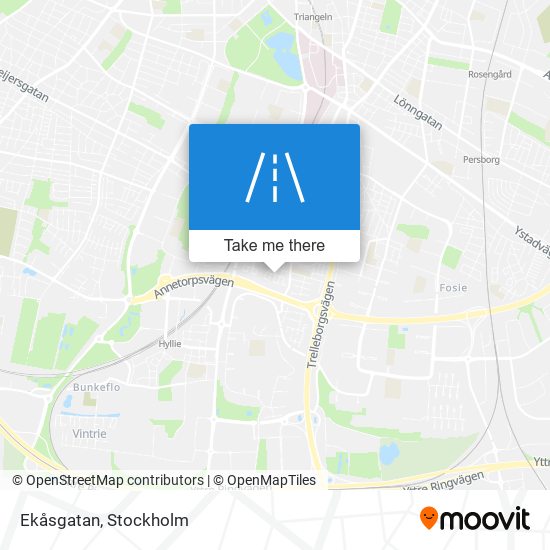 Ekåsgatan map