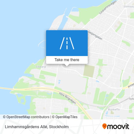 Limhamnsgårdens Allé map