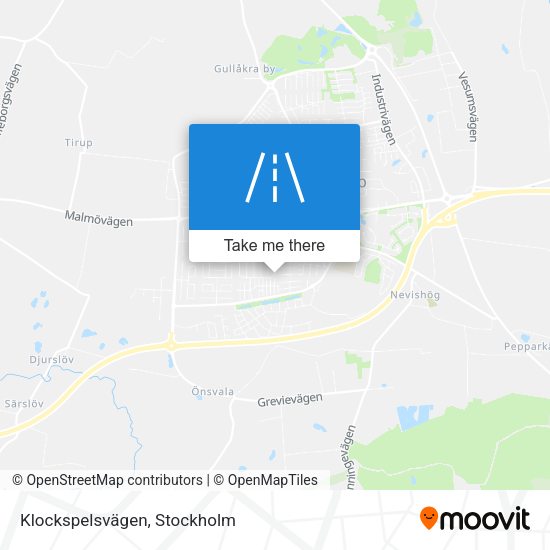 Klockspelsvägen map