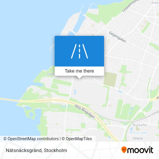 Nätsnäcksgränd map